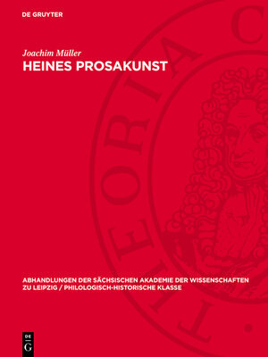 cover image of Heines Prosakunst